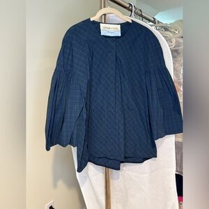 Tish Cox Women's Blue Plaid Top